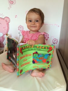 Never too young to love a book!